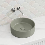 Fienza Reba Round Ceramic Above Counter Basin 360x360x120mm - Variant Colour