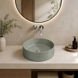 Fienza Reba Round Ceramic Above Counter Basin 360x360x120mm - Variant Colour