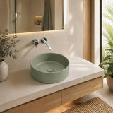 Fienza Reba Round Ceramic Above Counter Basin 360x360x120mm - Variant Colour