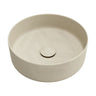 360x360x120mm Fienza Reba Round Above Counter Basin Ceramic Matt Khaki