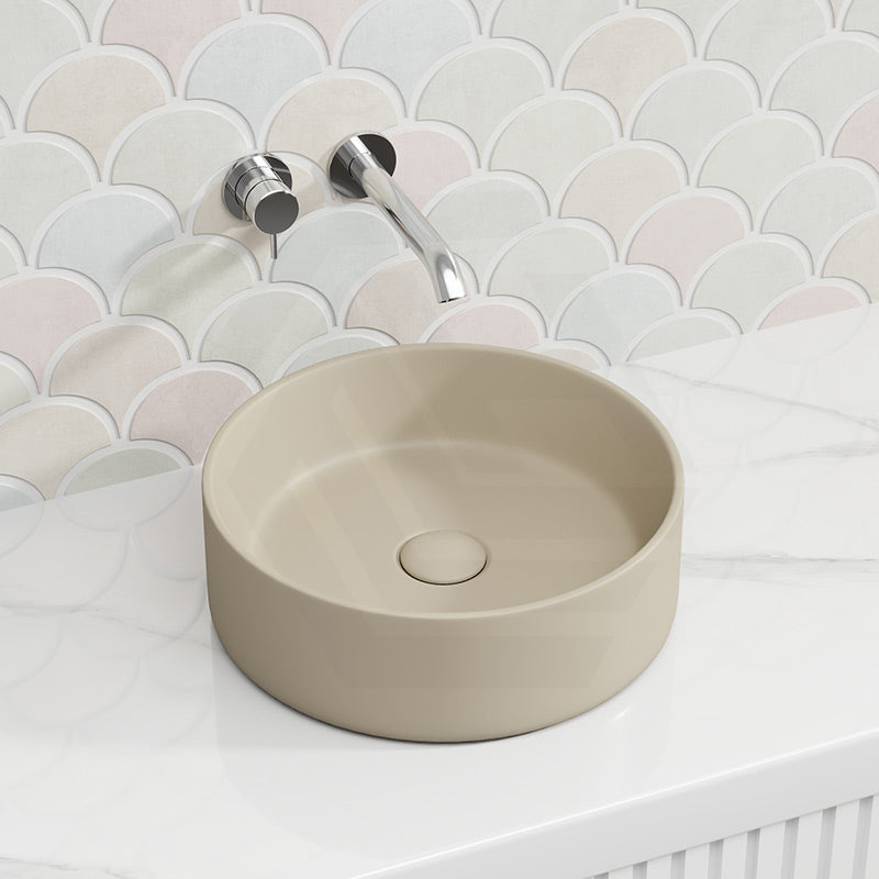 Fienza Reba Round Ceramic Above Counter Basin 360x360x120mm - Variant Colour