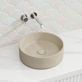 Fienza Reba Round Ceramic Above Counter Basin 360x360x120mm - Variant Colour