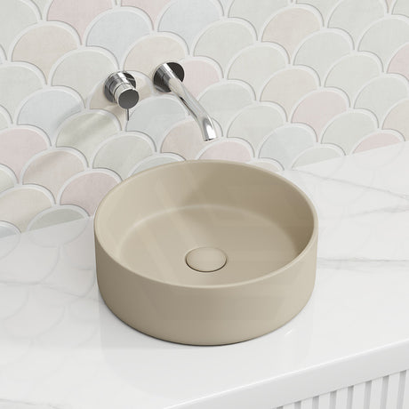 Fienza Reba Round Ceramic Above Counter Basin 360x360x120mm - Variant Colour