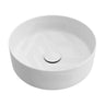 360x360x120mm Fienza Reba Round Above Counter Basin Ceramic Matt White