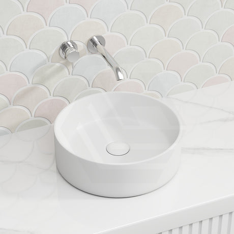Fienza Reba Round Ceramic Above Counter Basin 360x360x120mm - Variant Colour