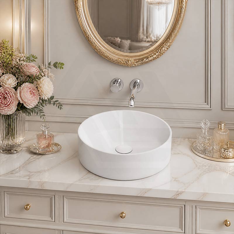 Fienza Reba Round Ceramic Above Counter Basin 360x360x120mm - Variant Colour