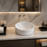 Fienza Reba Round Ceramic Above Counter Basin 360x360x120mm - Variant Colour