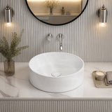 Fienza Reba Round Ceramic Above Counter Basin 360x360x120mm - Variant Colour
