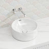 360x360x140mm Fienza Reba Luxe Round Above Counter Ceramic Basin With Overflow In Various Colour
