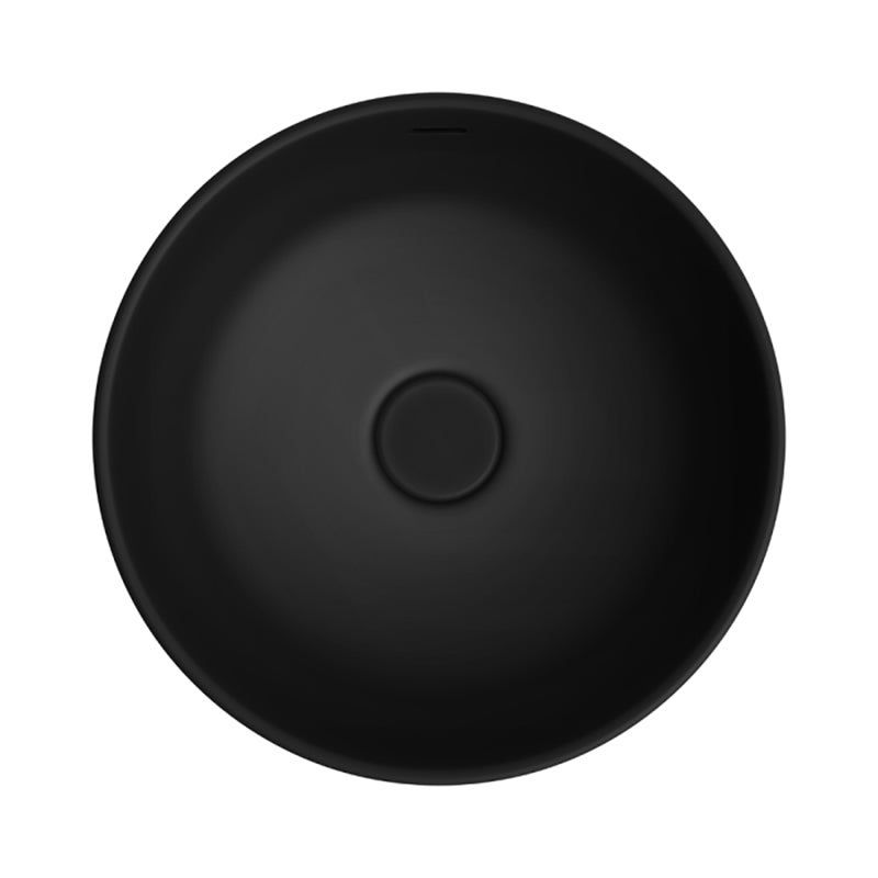 360x360x140mm Fienza Reba Luxe Round Above Counter Ceramic Basin With Overflow In Various Colour