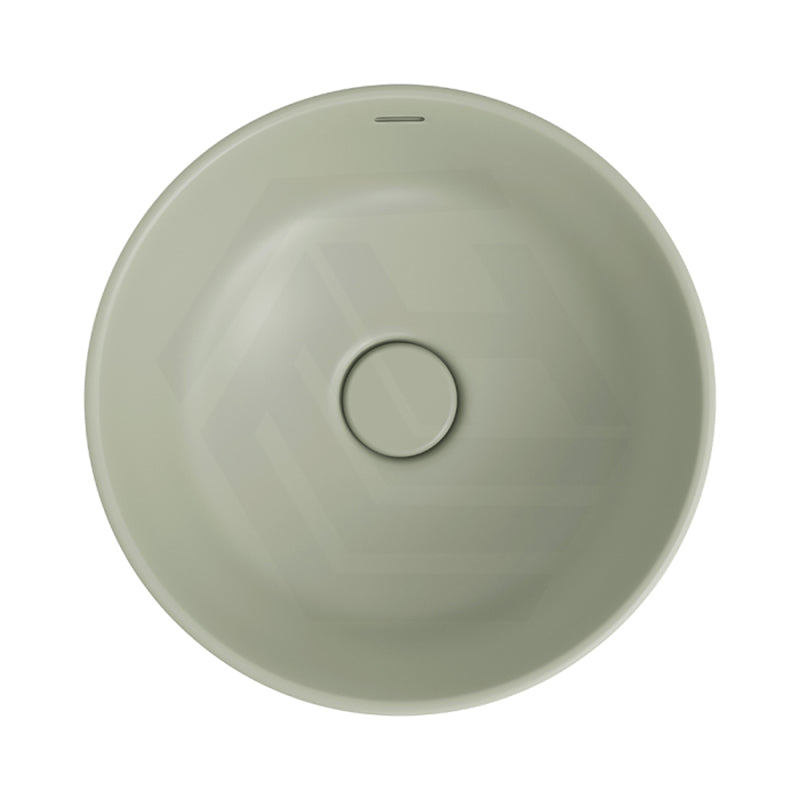 360x360x140mm Fienza Reba Luxe Round Above Counter Ceramic Basin With Overflow In Various Colour