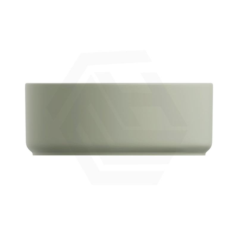 360x360x140mm Fienza Reba Luxe Round Above Counter Ceramic Basin With Overflow In Various Colour