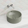 360x360x140mm Fienza Reba Luxe Round Above Counter Ceramic Basin With Overflow In Various Colour