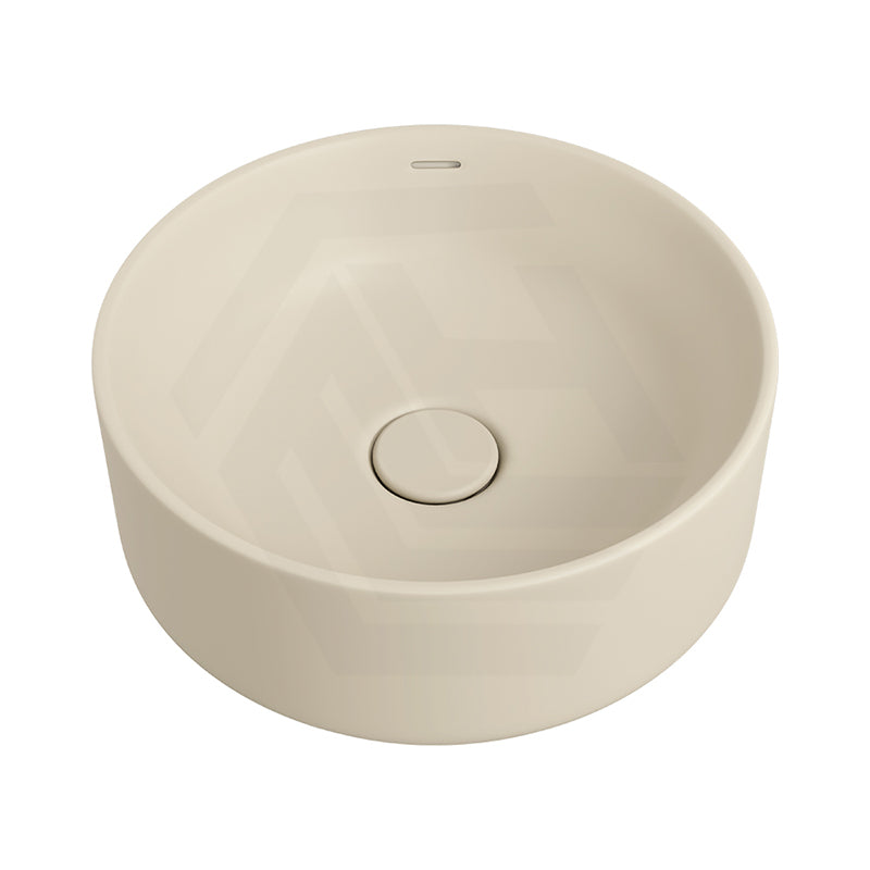 360x360x140mm Fienza Reba Luxe Round Above Counter Ceramic Basin With Overflow In Various Colour