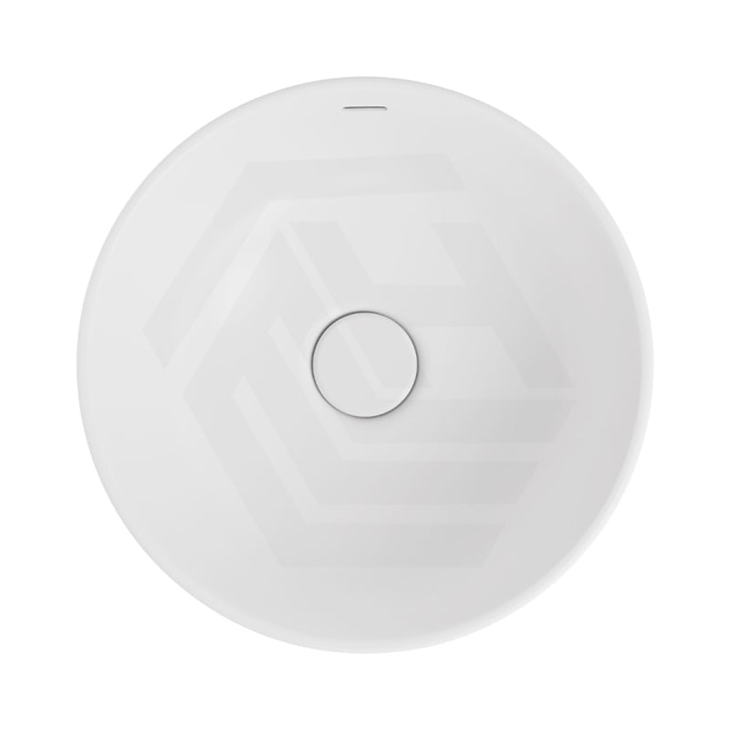 360x360x140mm Fienza Reba Luxe Round Above Counter Ceramic Basin With Overflow In Various Colour
