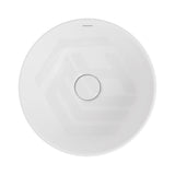 360x360x140mm Fienza Reba Luxe Round Above Counter Ceramic Basin With Overflow In Various Colour