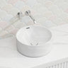360x360x140mm Fienza Reba Luxe Round Above Counter Ceramic Basin With Overflow In Various Colour