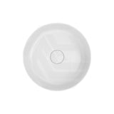 310x310x110mm Fienza Reba Mini Round Above Counter Ceramic Basin Gloss White