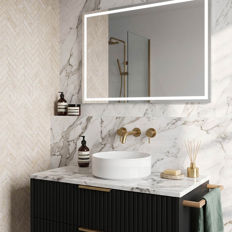 Fienza Reba Mini Round Above Counter Ceramic Basin 310x310x110mm - Various Colour