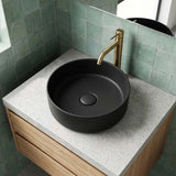 Fienza Reba Mini Round Above Counter Ceramic Basin 310x310x110mm - Various Colour