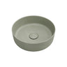 310x310x110mm Fienza Reba Mini Round Above Counter Ceramic Basin Olive Green