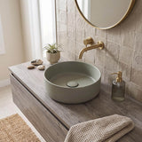 Fienza Reba Mini Round Above Counter Ceramic Basin 310x310x110mm - Various Colour
