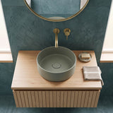 Fienza Reba Mini Round Above Counter Ceramic Basin 310x310x110mm - Various Colour