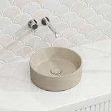 Fienza Reba Mini Round Above Counter Ceramic Basin 310x310x110mm - Various Colour