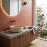 Fienza Reba Mini Round Above Counter Ceramic Basin 310x310x110mm - Various Colour