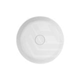 310x310x110mm Fienza Reba Mini Round Above Counter Ceramic Basin Matt White