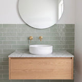 Fienza Reba Mini Round Above Counter Ceramic Basin 310x310x110mm - Various Colour