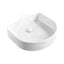 415x365x100mm Fienza Eleanor Above Counter Basin Ceramic Fluted Design Gloss White