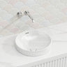380x380x170mm Fienza Eleanor Round Inset Basin Fluted With Overflow In Various Colour