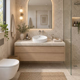 Fienza Eleanor Round Inset Basin Fluted With Overflow 380x380x170mm - Various Colour
