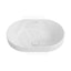 555x385x170mm Fienza Eleanor Oval Inset Ceramic Basin Fluted With Overflow Gloss White