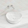 400x395x100mm Fienza Pebble Small Above Counter Ceramic Basin Slim Edge In Various Colour