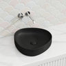 400x395x100mm Fienza Pebble Small Above Counter Ceramic Basin Slim Edge In Various Colour