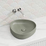 400x395x100mm Fienza Pebble Small Above Counter Ceramic Basin Slim Edge In Various Colour