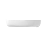 500x400x100mm Fienza Pebble Medium Above Counter Ceramic Basin Slim Edge Gloss White