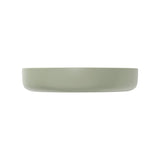 500x400x100mm Fienza Pebble Medium Above Counter Ceramic Basin Slim Edge Matt Olive