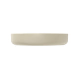 500x400x100mm Fienza Pebble Medium Above Counter Ceramic Basin Slim Edge Matt Khaki