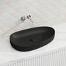Fienza Pebble Large Above Counter Ceramic Basin Slim Edge 650x400x100mm - Variant Colour