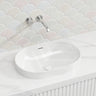 530x340x175mm Fienza Aluca Oval Inset Basin Ceramic Slim Edge with Overflow Colours Available