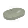 530x340x175mm Fienza Aluca Pill Semi-Inset Basin Ceramic Slim Edge Design Matt Olive