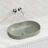 530x340x175mm Fienza Aluca Oval Inset Basin Ceramic Slim Edge with Overflow Colours Available