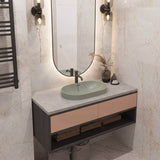 Fienza Aluca Oval Inset Basin Ceramic Slim Edge with Overflow 530x340x175mm - Colours Available