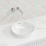 350x350x175mm Fienza Aluca Round Inset Basin Ceramic Slim Edge With Overflow Various Colour