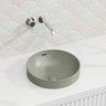 350x350x175mm Fienza Aluca Round Inset Basin Ceramic Slim Edge With Overflow Various Colour