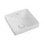 345x345x175mm Fienza Aluca Square Inset Basin Ceramic Slim Edge Design With Overflow Gloss White