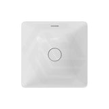 345x345x175mm Fienza Aluca Square Inset Basin Ceramic Slim Edge Design With Overflow Gloss White